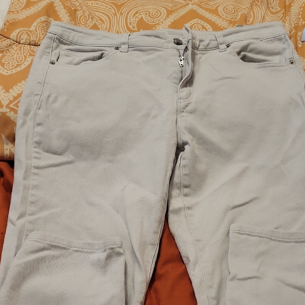 Michael KORRS Light Gray Straight Leg Pants